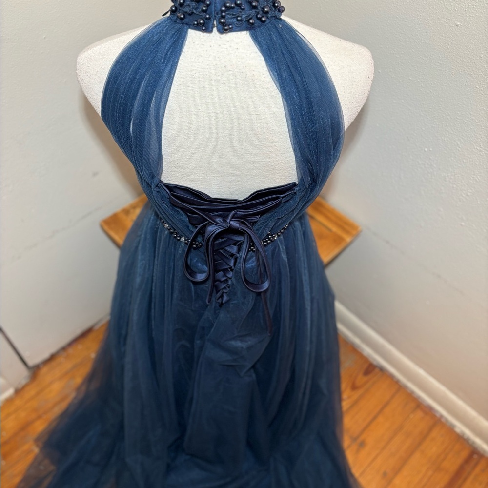 Gorgeous Jeweled Evening Gown Dress - Picture 15 of 16